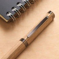 銘木 三角 緑檀 Ballpoint Pen - Wancher ワンチャー