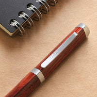 銘木 三角 ローズウッド Ballpoint Pen - Wancher ワンチャー