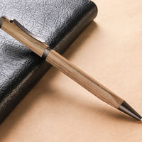 銘木 三角 緑檀 Ballpoint Pen - Wancher ワンチャー