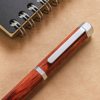 銘木 六角 ローズウッド Ballpoint Pen - Wancher ワンチャー