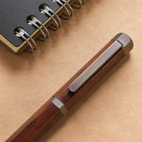 銘木 六角 ウォルナット Ballpoint Pen - Wancher ワンチャー