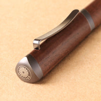 銘木 三角 ウォルナット Ballpoint Pen - Wancher ワンチャー