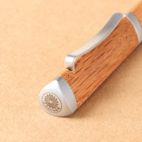 銘木 三角 オーク Ballpoint Pen - Wancher ワンチャー