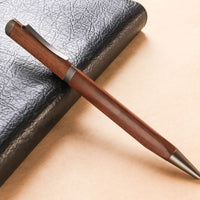 銘木 三角 ウォルナット Ballpoint Pen - Wancher ワンチャー