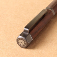 銘木 六角 ウォルナット Ballpoint Pen - Wancher ワンチャー