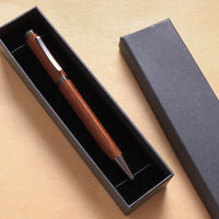 銘木 三角 ウォルナット Ballpoint Pen - Wancher ワンチャー