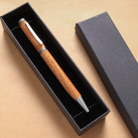 銘木 三角 オーク Ballpoint Pen - Wancher ワンチャー