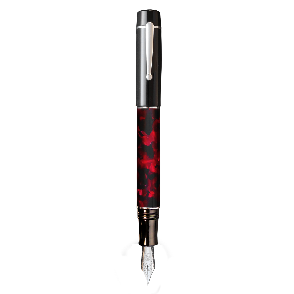 禅・レッド Fountain Pen | ワンチャーペン Wancher