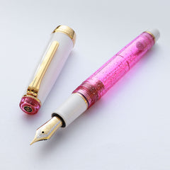 プロフェッショナルギア21金・ Pink Cosmo Fountain Pen - Wancher ワンチャー