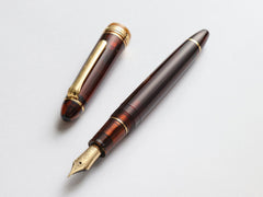 WANCHER x セーラー万年筆プロフィットモカブラウン21金