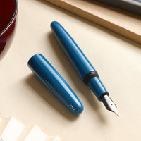 会津漆・青 Fountain Pen - Wancher ワンチャー