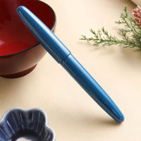 会津漆・青 Fountain Pen - Wancher ワンチャー