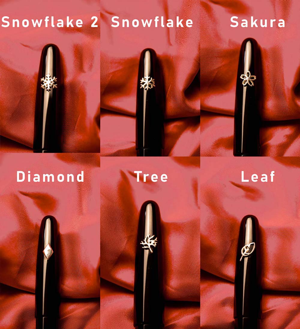 誠エボナイト・マーブルパープルグレー Fountain Pen - Wancher ワンチャー