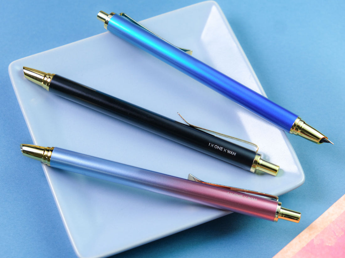 クリッカー・トロピカルブルー Fountain Pen - Wancher ワンチャー