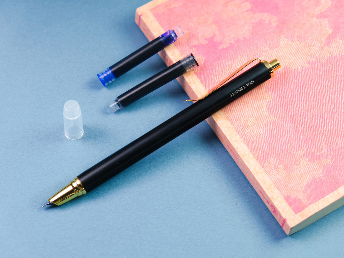 クリッカー・ミッドナイトマティーニ Fountain Pen - Wancher ワンチャー