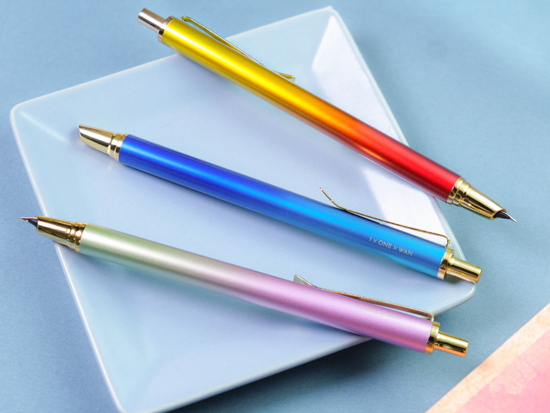 クリッカー・オーロラライム Fountain Pen - Wancher ワンチャー