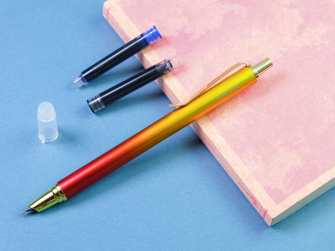 クリッカー・サンセットミモザ Fountain Pen - Wancher ワンチャー