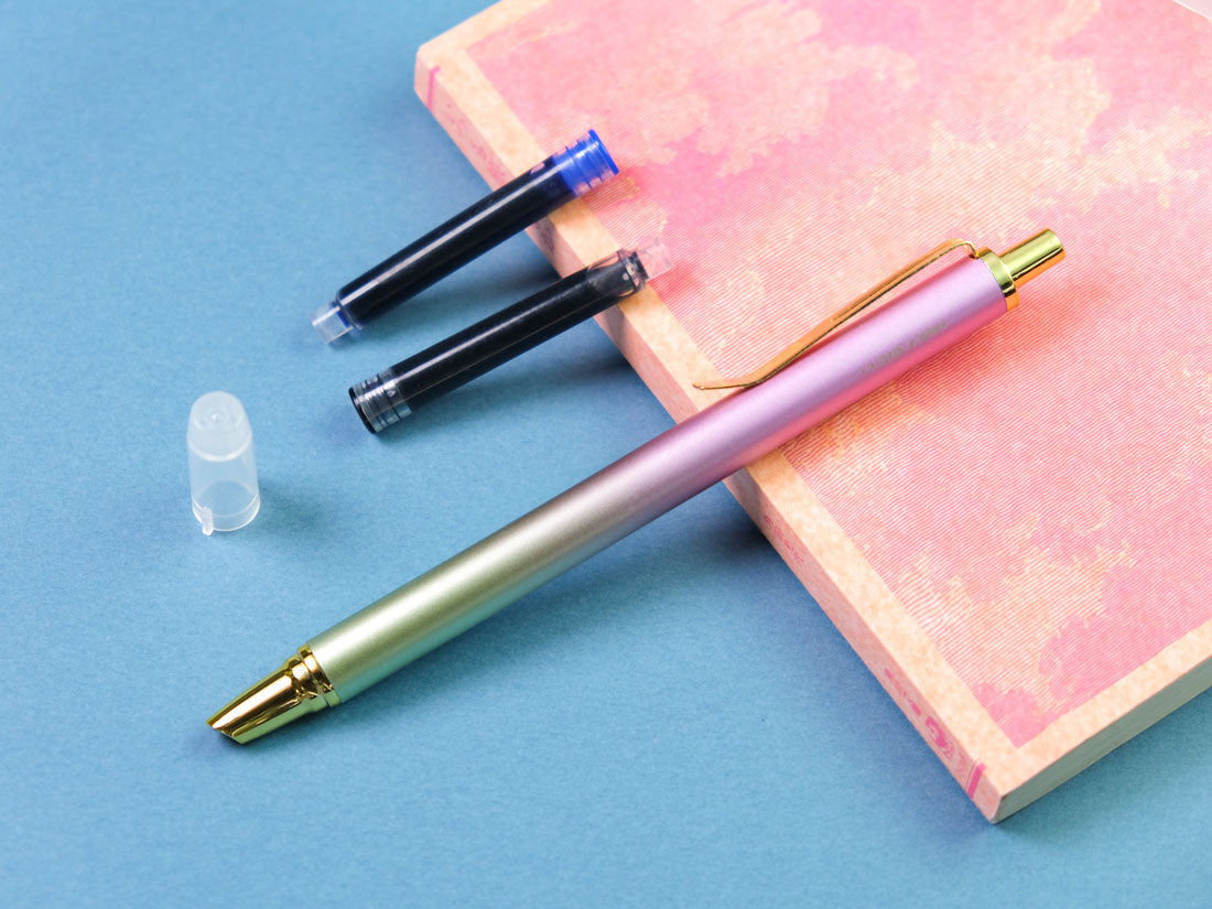 クリッカー・オーロラライム Fountain Pen - Wancher ワンチャー