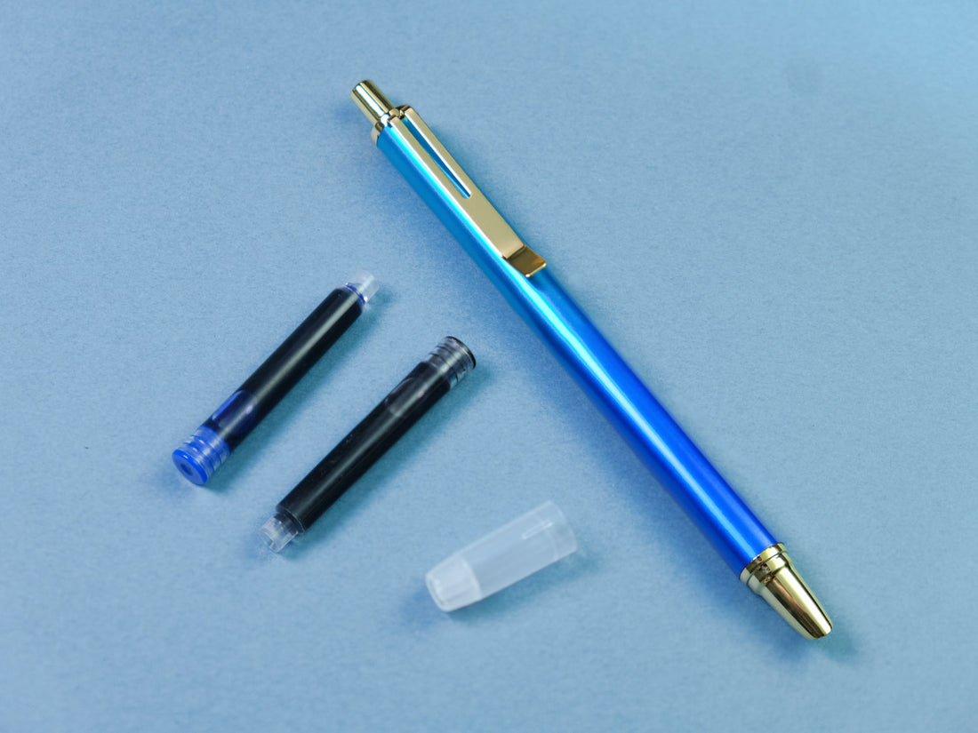 クリッカー・トロピカルブルー Fountain Pen - Wancher ワンチャー