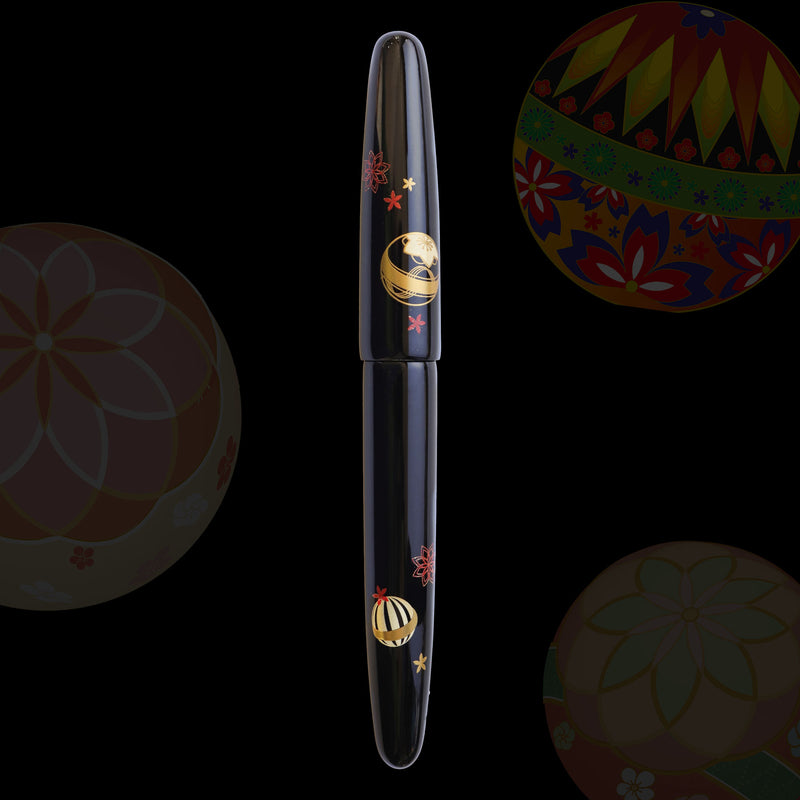 ドリームペン 越前漆・手毬 Fountain Pen - Wancher ワンチャー