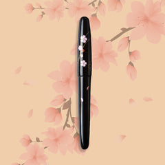 ドリームペン　越前漆・桜月夜 Fountain Pen - Wancher ワンチャー