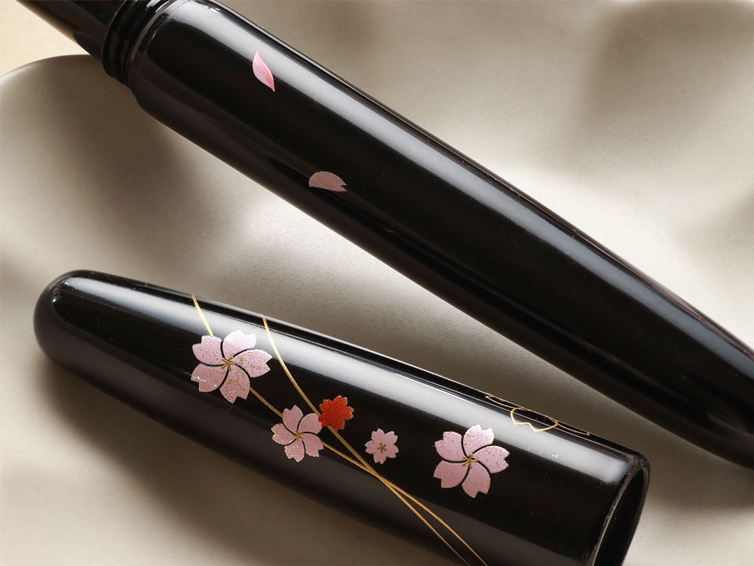 ドリームペン 越前漆・桜月夜 Fountain Pen | ワンチャーペン Wancher