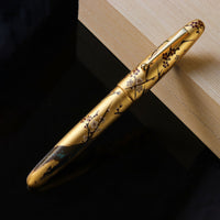 廣田漆　屏風絵・梅に花吸 Fountain Pen - Wancher ワンチャー