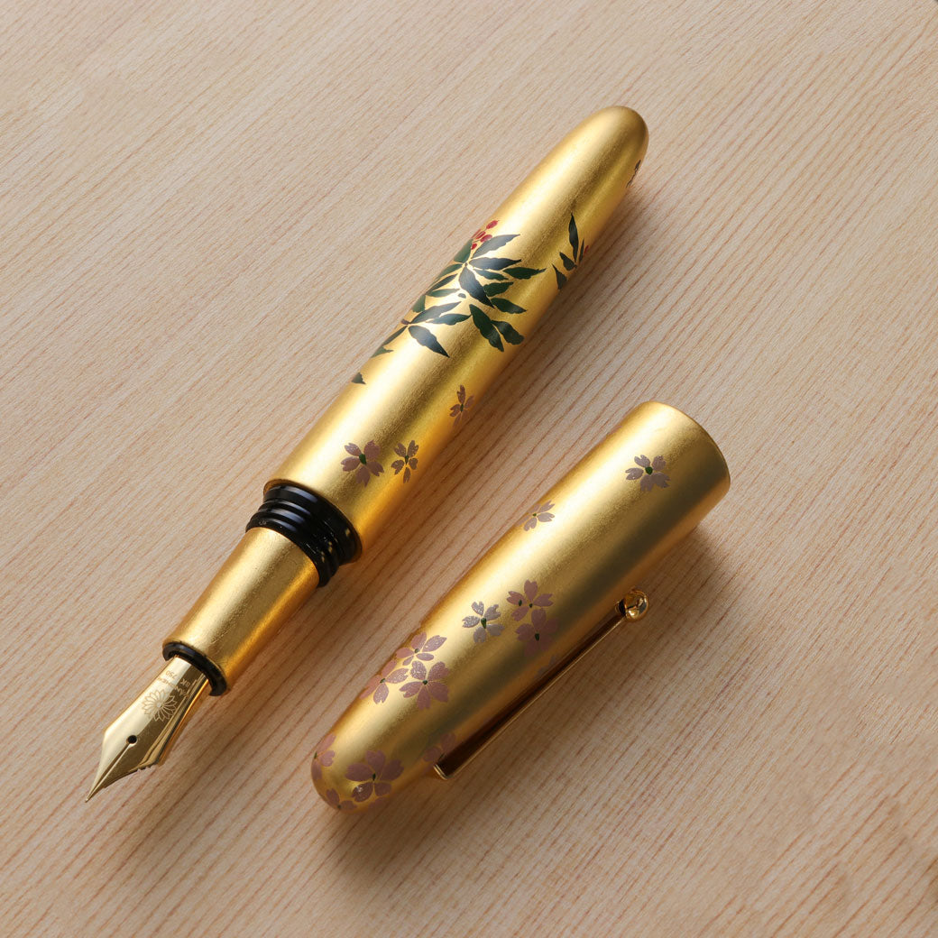 廣田漆　屏風絵・春の寿ぎ Fountain Pen - Wancher ワンチャー