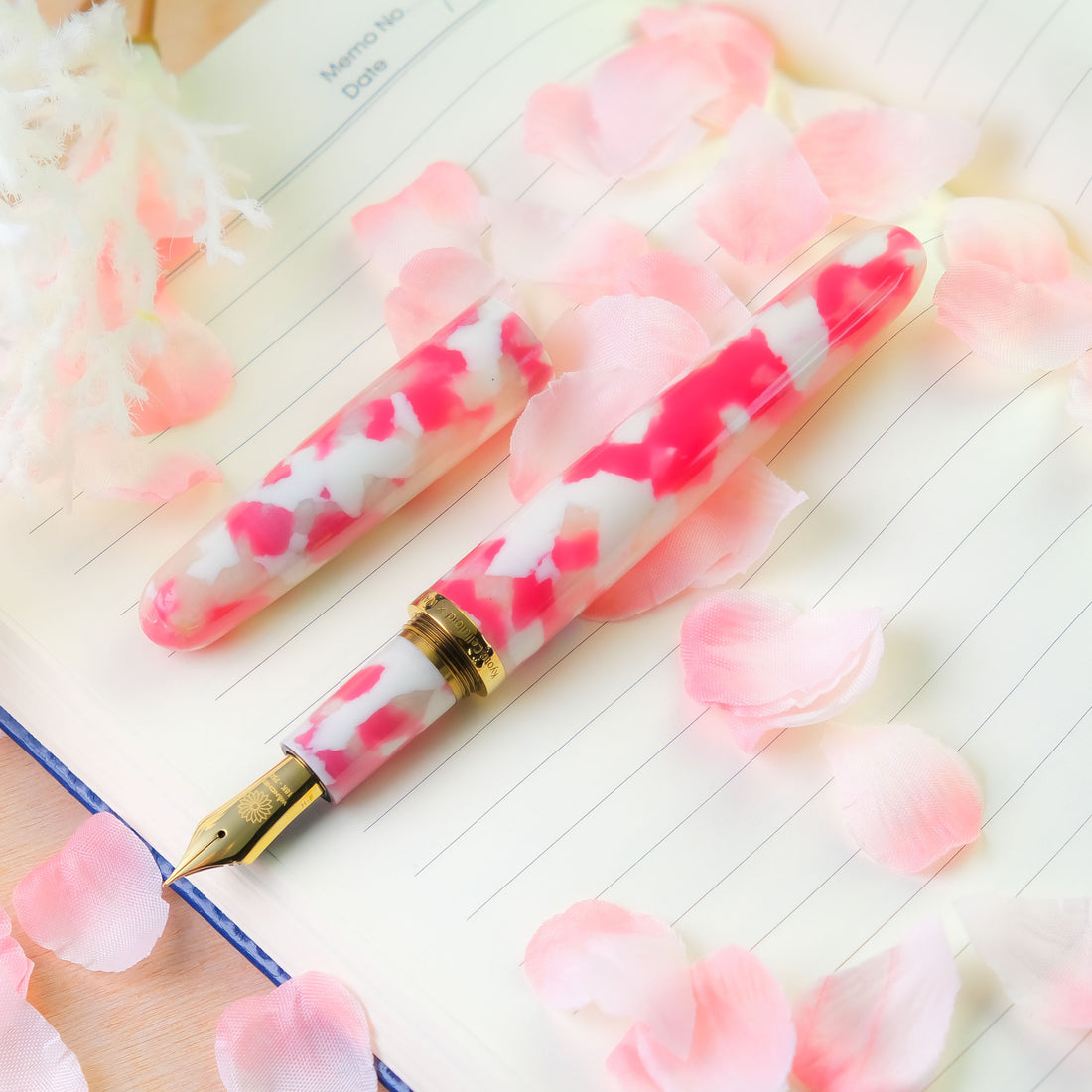 ドリームペン・セルロイド桜 Fountain Pen - Wancher ワンチャー