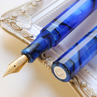 カレイド万年筆・ウルトラマリン・青淵 Fountain Pen - Wancher ワンチャー