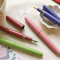 京都漆　かさね色・ 卯の花（うのはな） Fountain Pen - Wancher ワンチャー