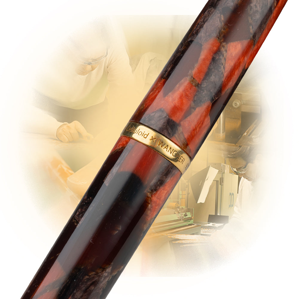 ドリームペン・セルロイド紅葉 Fountain Pen - Wancher ワンチャー