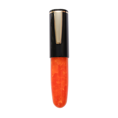 PoChaCo万年筆 ブラックチョコオレンジ コンパクトで書きやすいモデル Fountain Pen - Wancher ワンチャー