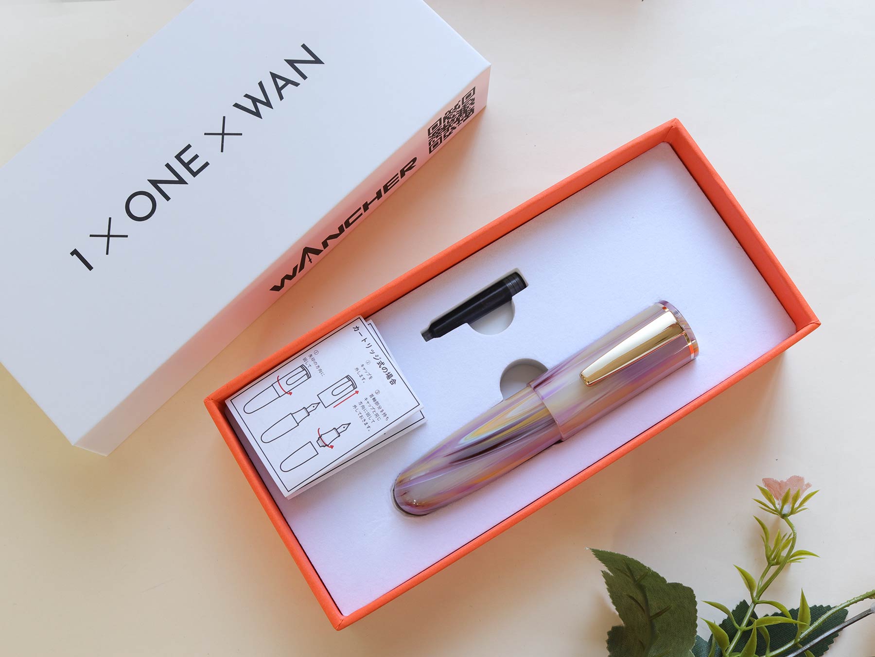 PoChaCo・ミルキーマーブル Fountain Pen - Wancher ワンチャー