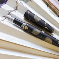 季映万年筆・夜桜・黒 Fountain Pen - Wancher ワンチャー