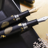 季映万年筆・夜桜・黒 Fountain Pen - Wancher ワンチャー