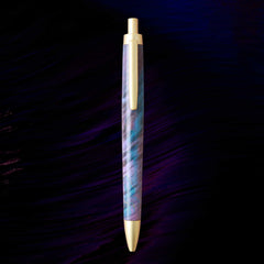スタビライズド ボールペン　パープルブルー Ballpoint Pen - Wancher ワンチャー