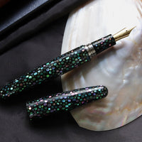 螺鈿 ・ 蒼鱗（そうりん）万年筆 Fountain Pen - Wancher ワンチャー
