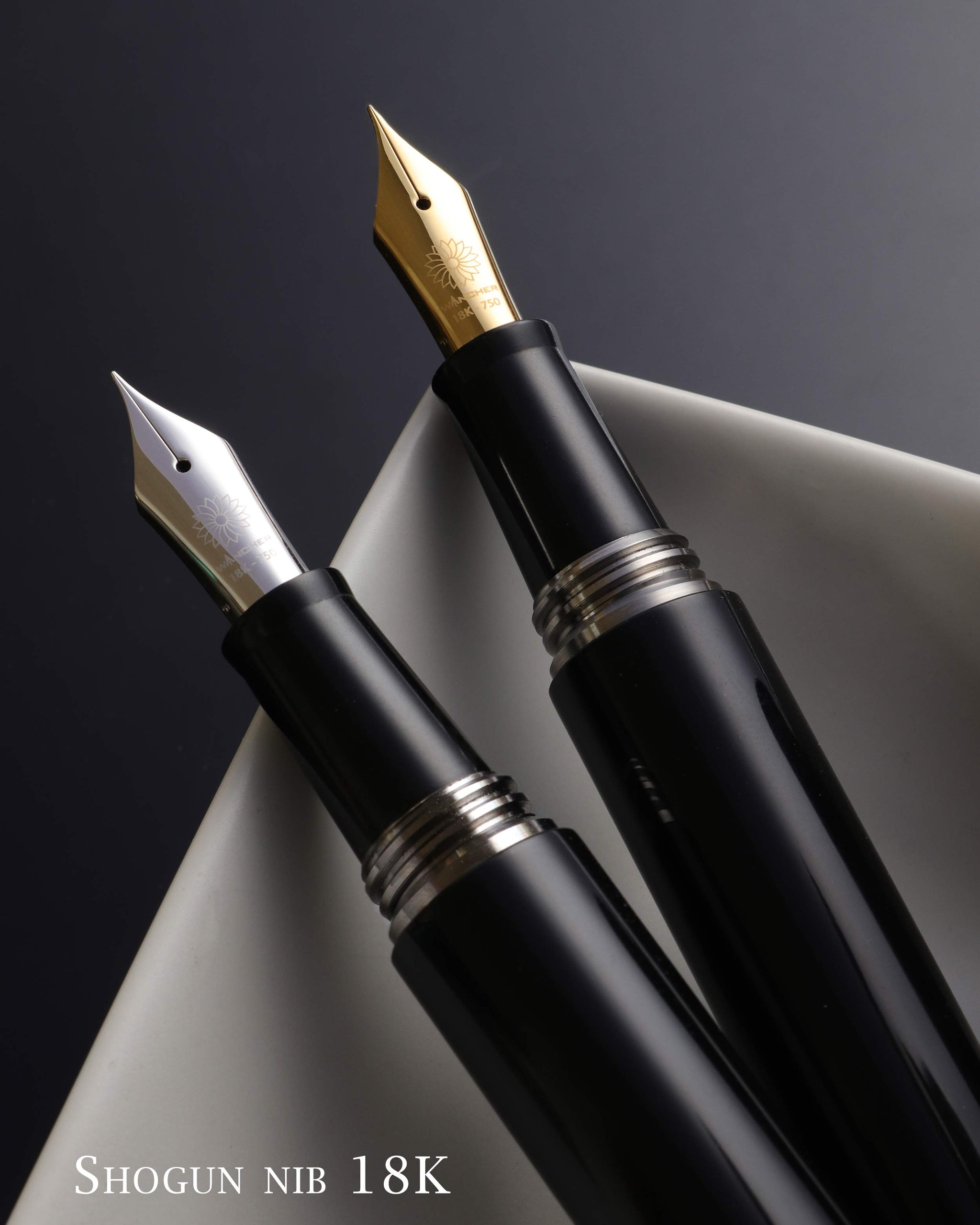 誠エボナイト・シルクブラック Fountain Pen - Wancher ワンチャー