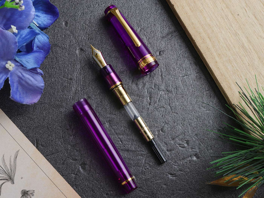 プロフェッショナルギア21金　ラベンダー Fountain Pen - Wancher ワンチャー