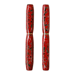 伝承・津軽漆・赤上げ螺鈿 Fountain Pen - Wancher ワンチャー