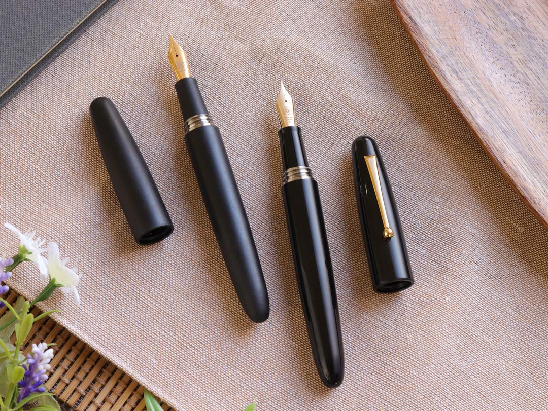 誠エボナイト・シルクブラック Fountain Pen - Wancher ワンチャー