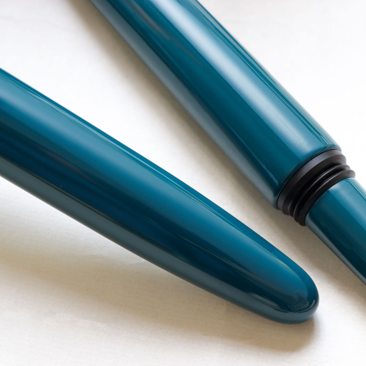 象嵌 白鳥・漆・碧 Fountain Pen - Wancher ワンチャー