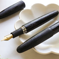 大分漆・黒燦 - KUROZAN - Fountain Pen - Wancher ワンチャー