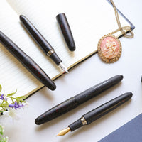 大分漆・黒燦 - KUROZAN - Fountain Pen - Wancher ワンチャー