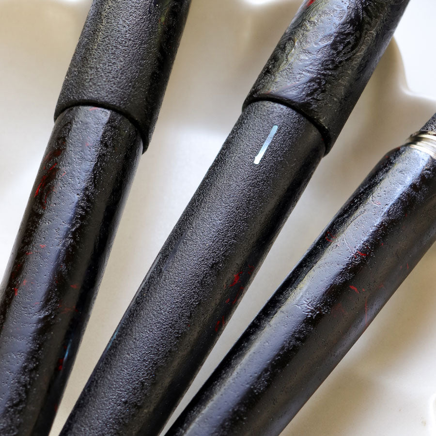 大分漆・黒燦 - KUROZAN - Fountain Pen - Wancher ワンチャー