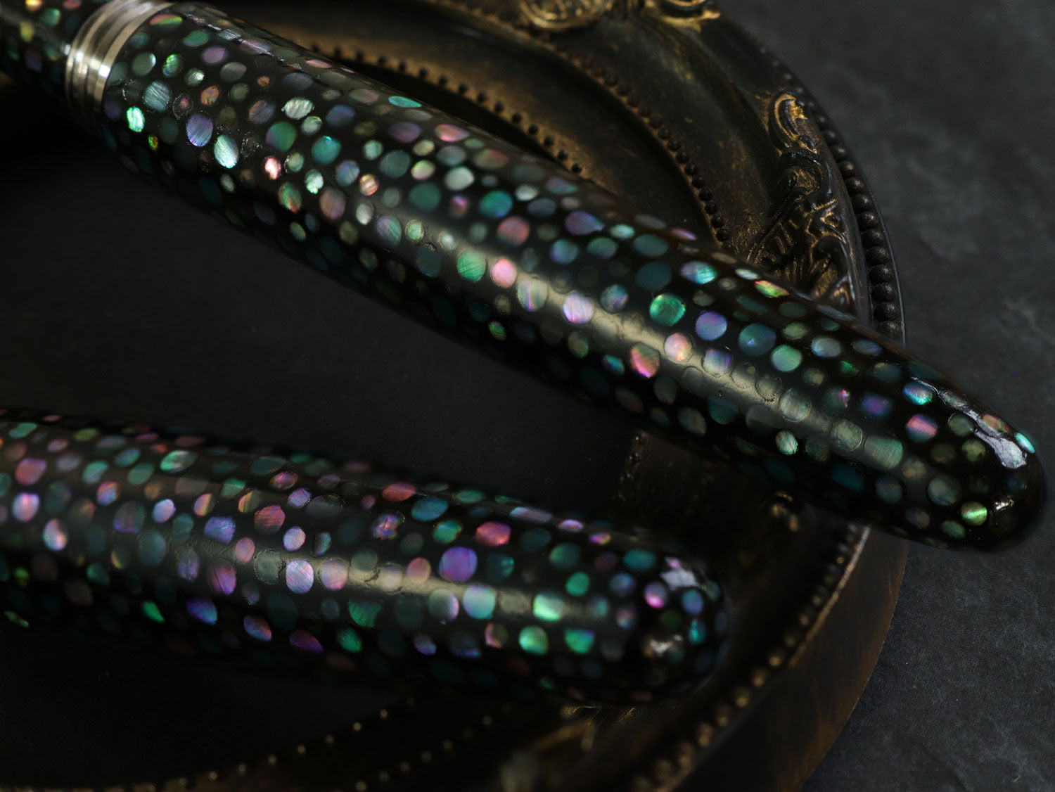 螺鈿 ・ 蒼鱗（そうりん）万年筆 Fountain Pen - Wancher ワンチャー