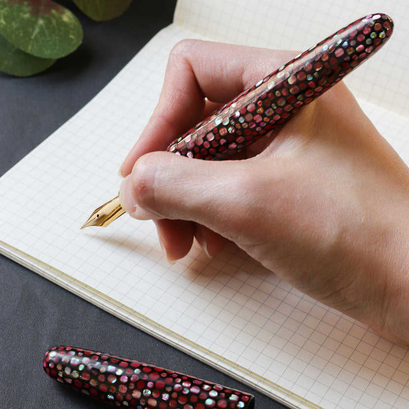螺鈿・朱龍（しゅりゅう）万年筆 Fountain Pen - Wancher ワンチャー