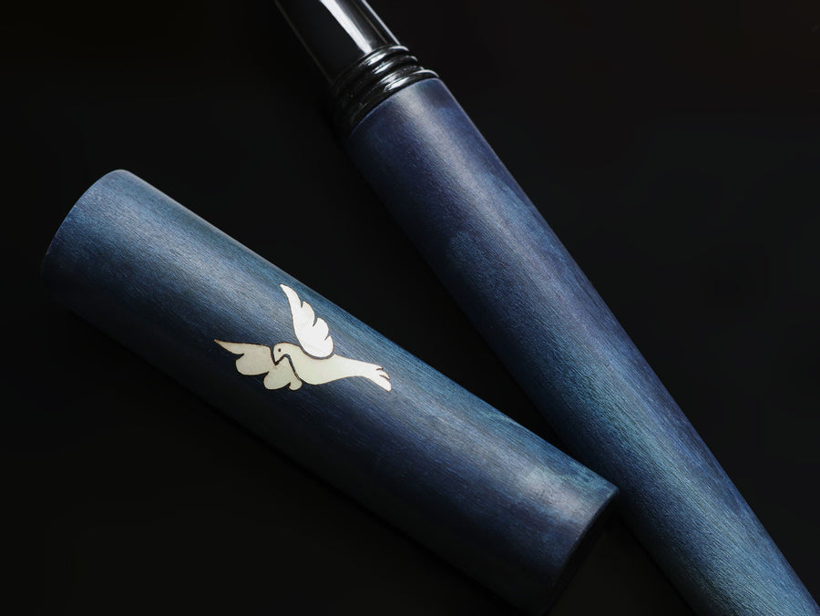 世界樹・藍 Fountain Pen - Wancher ワンチャー