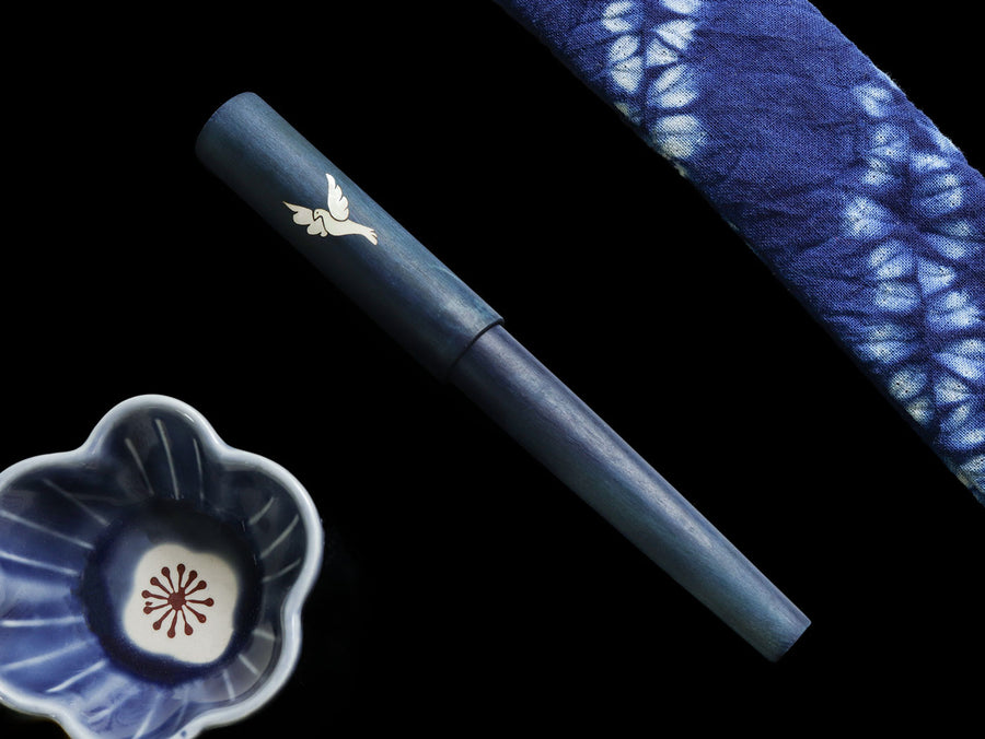 世界樹・藍 Fountain Pen - Wancher ワンチャー